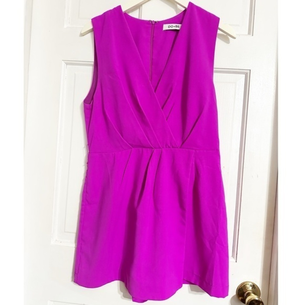 Do + Be Fuchsia Romper Dress Sz L